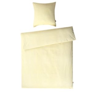 BySkagen sengetøj - Mille - Gul/hvid