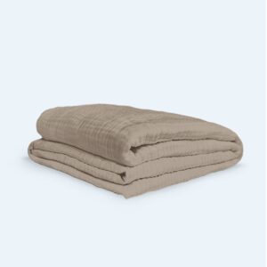 Bomuldsmuslin Dynebetræk - 240x220 / Mocha